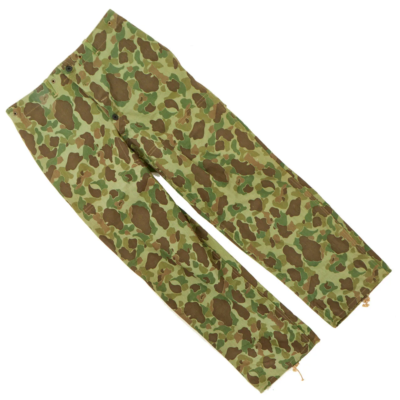 Original U.S. WWII US Marine Corps UNISSUED P-44 Camouflage Pattern Uniform Set - Frogskin Size 40