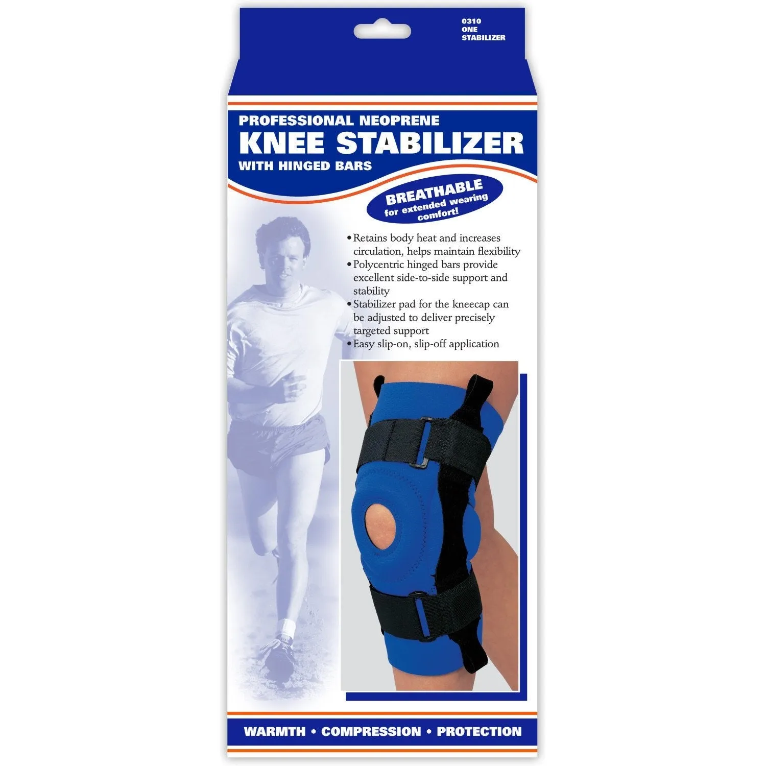 OTC KNEE STABIL NEOP HINGED - 0310- CLEARANCE