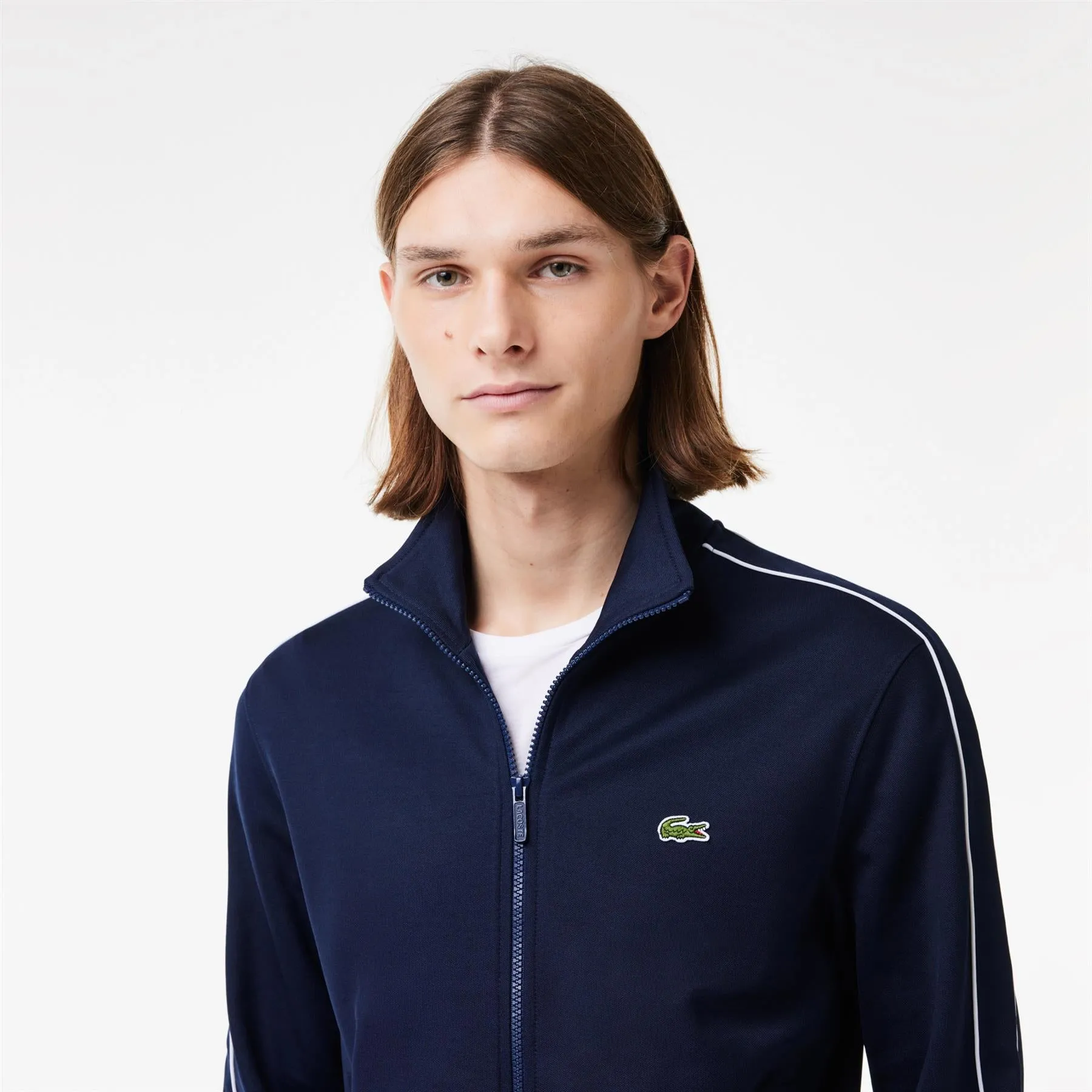 Paris Pique Track Jacket Navy Blue - SS24