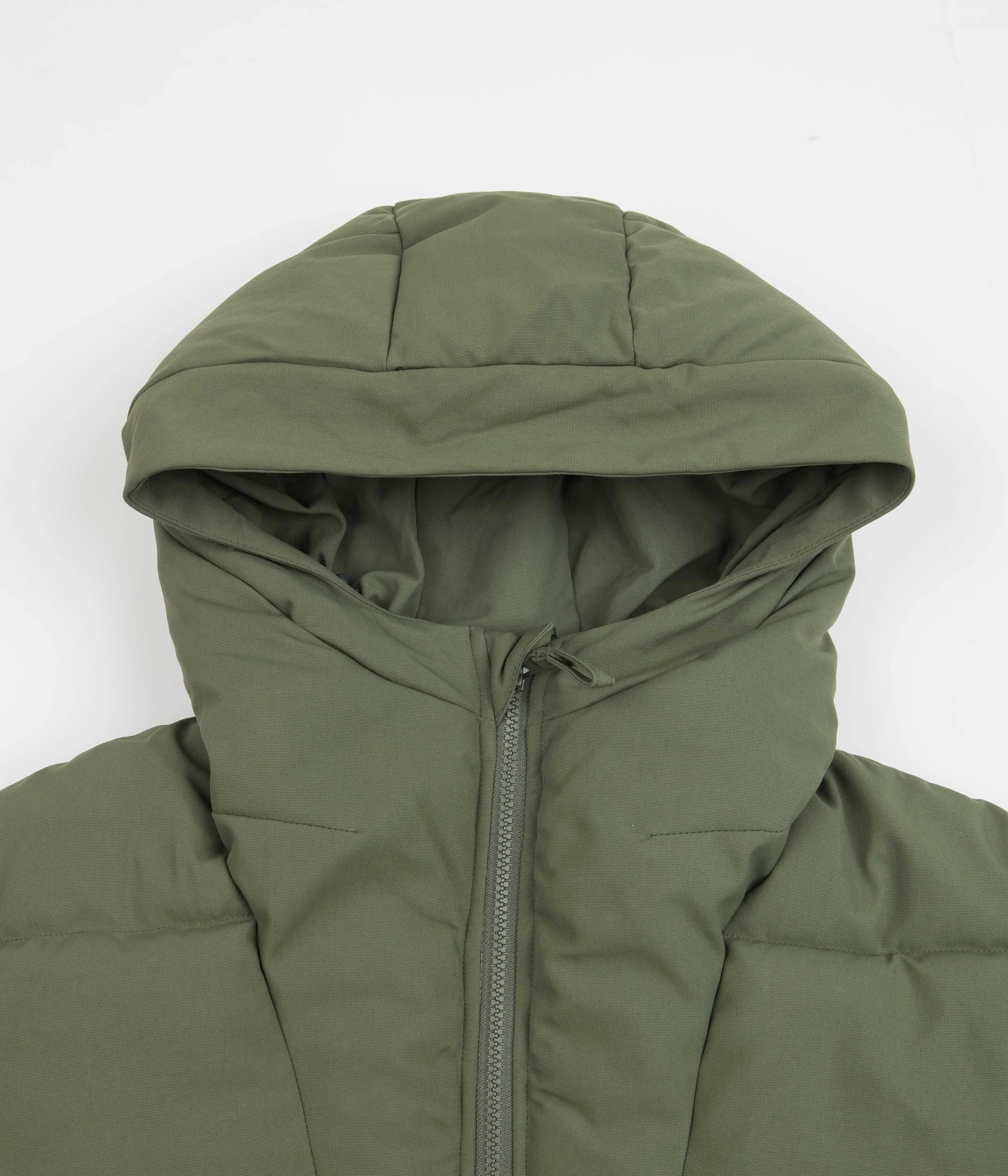 Pop Trading Company Alex Puffer Jacket - Olivine