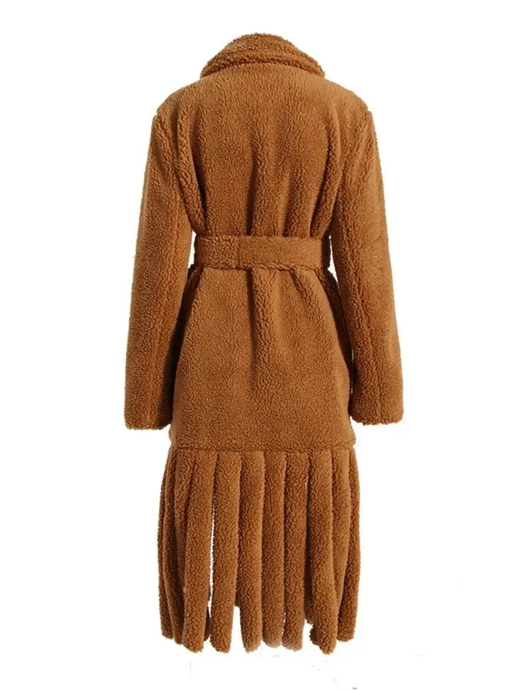 Pre Order:  Faux Fur Fringe Coat - @mocha_leila03