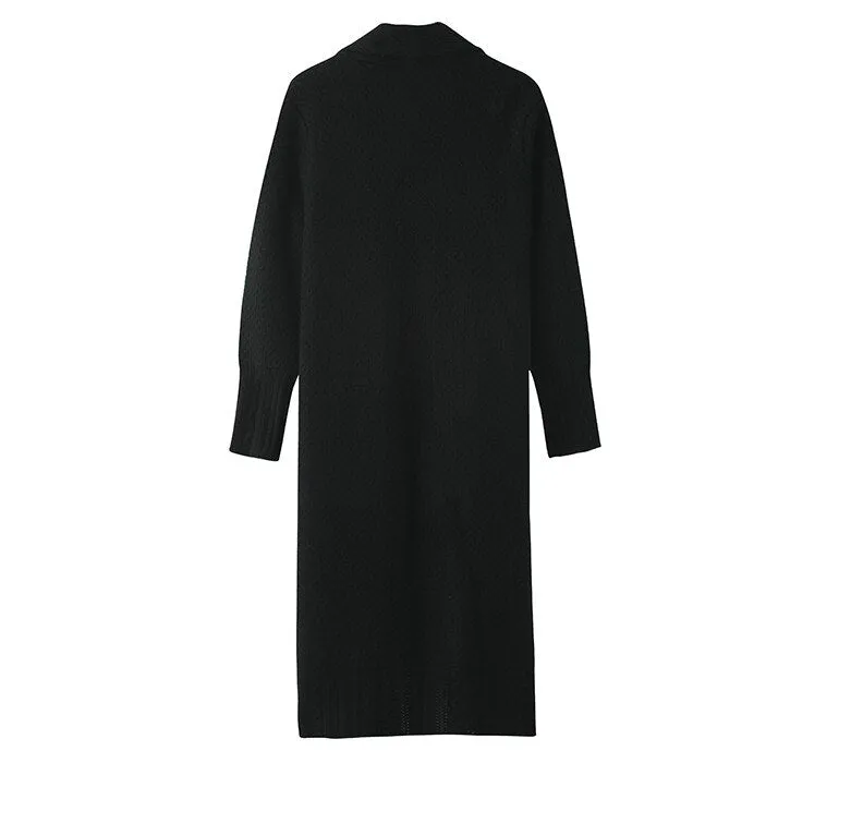 Pre Order:  Thick Wool Knit Loose Coat