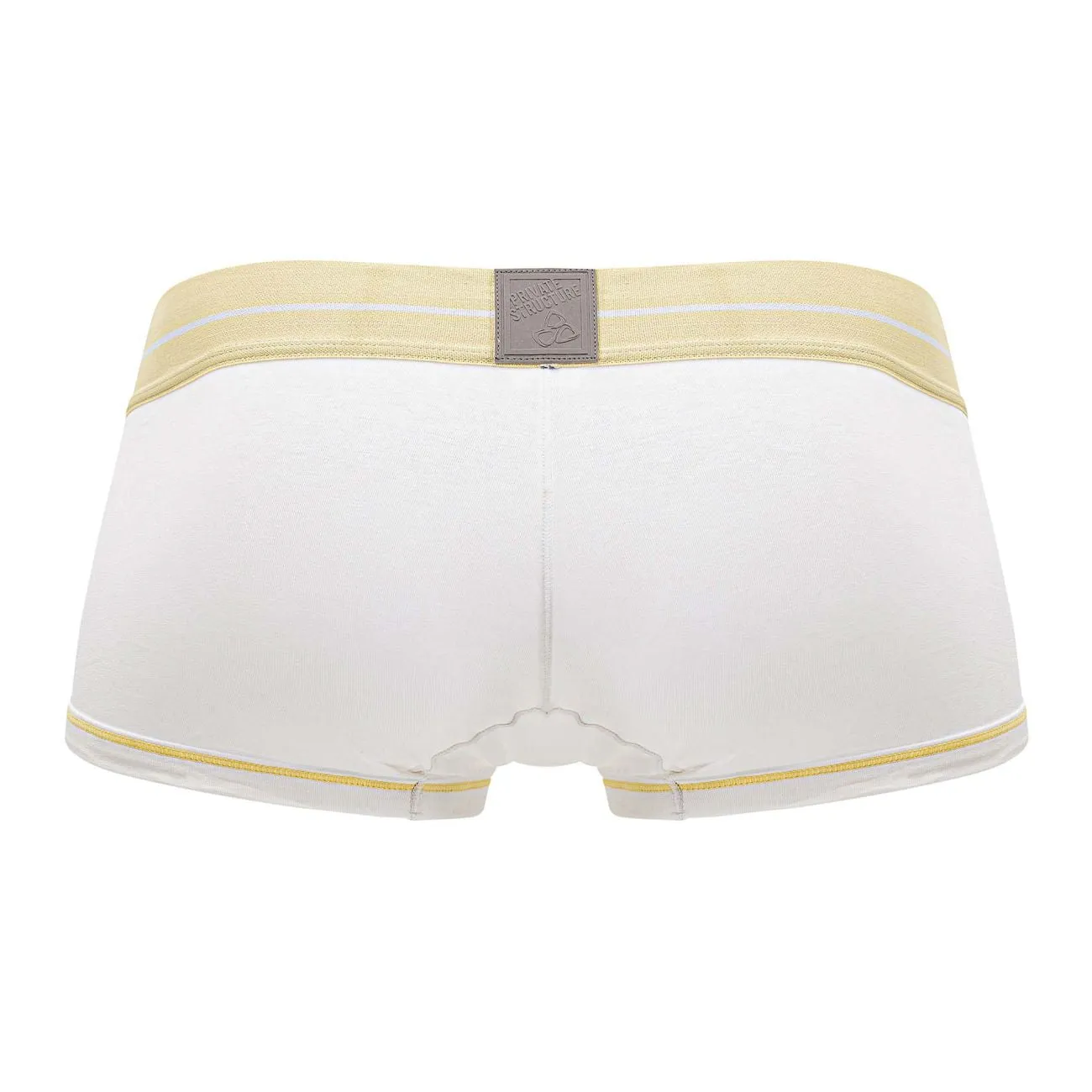 Private Structure MOUX4103 Mo Lite Mid Waist Trunks Color White