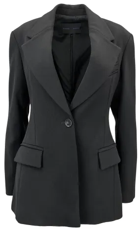 Proenza Schouler Wool Twill Blazer in Black