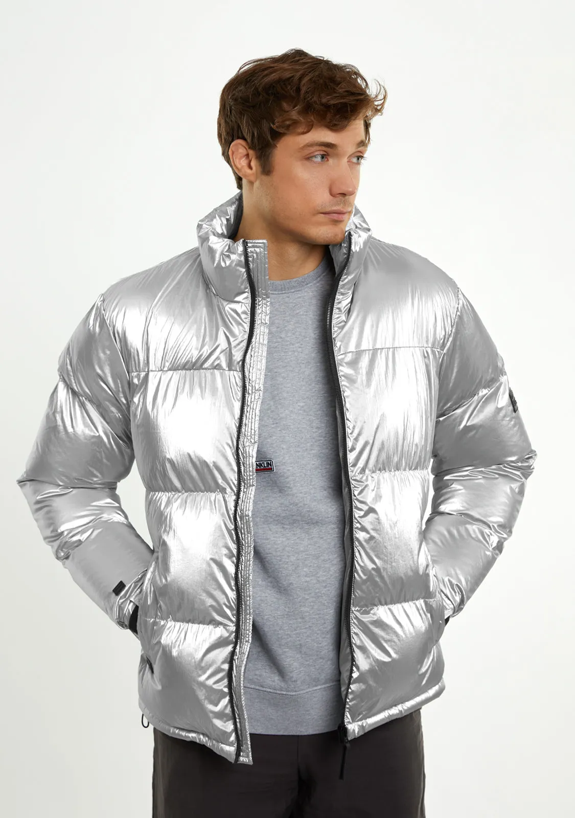 Puffer Jacket Light Grey