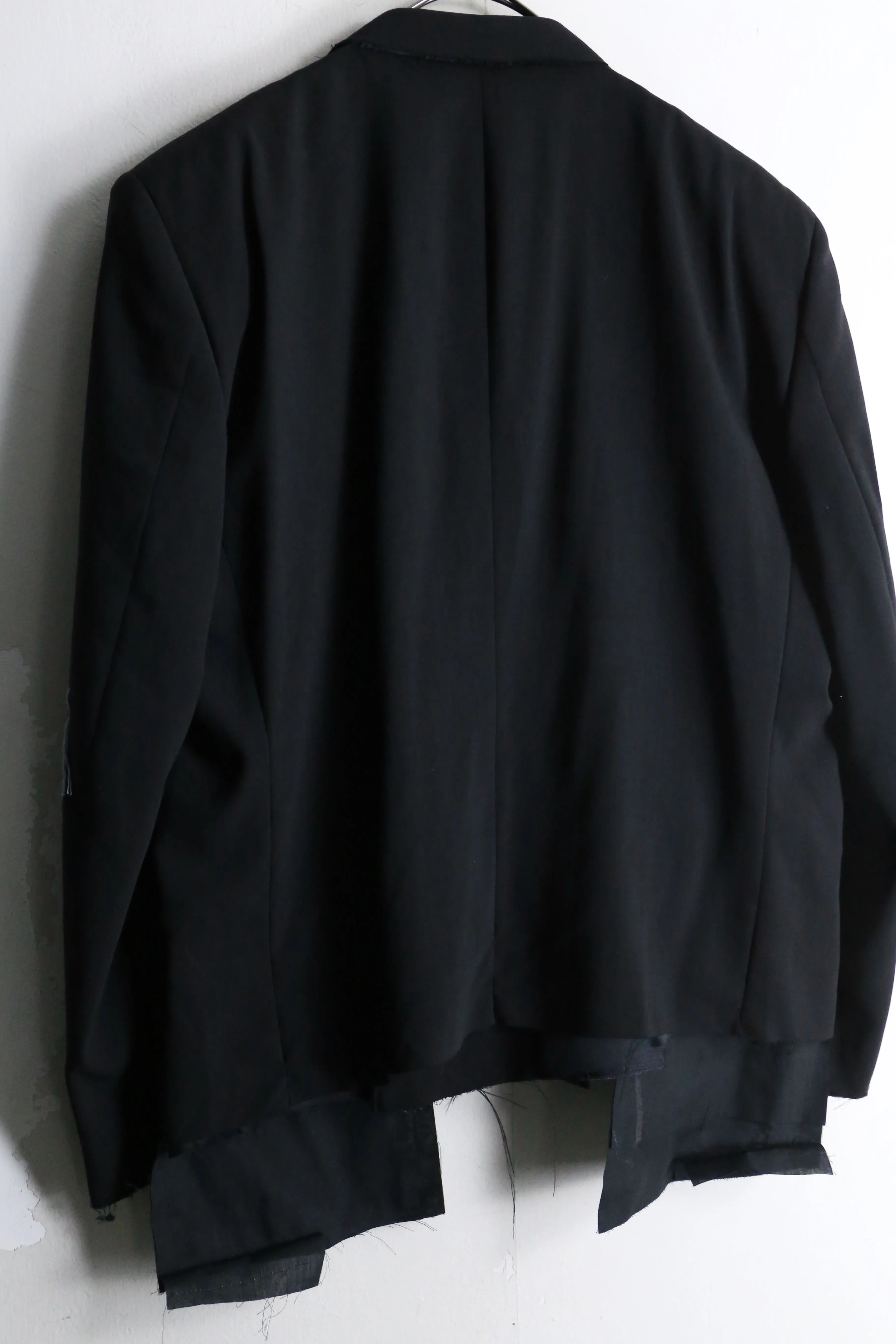 "Re:make" track mix tailored jacket