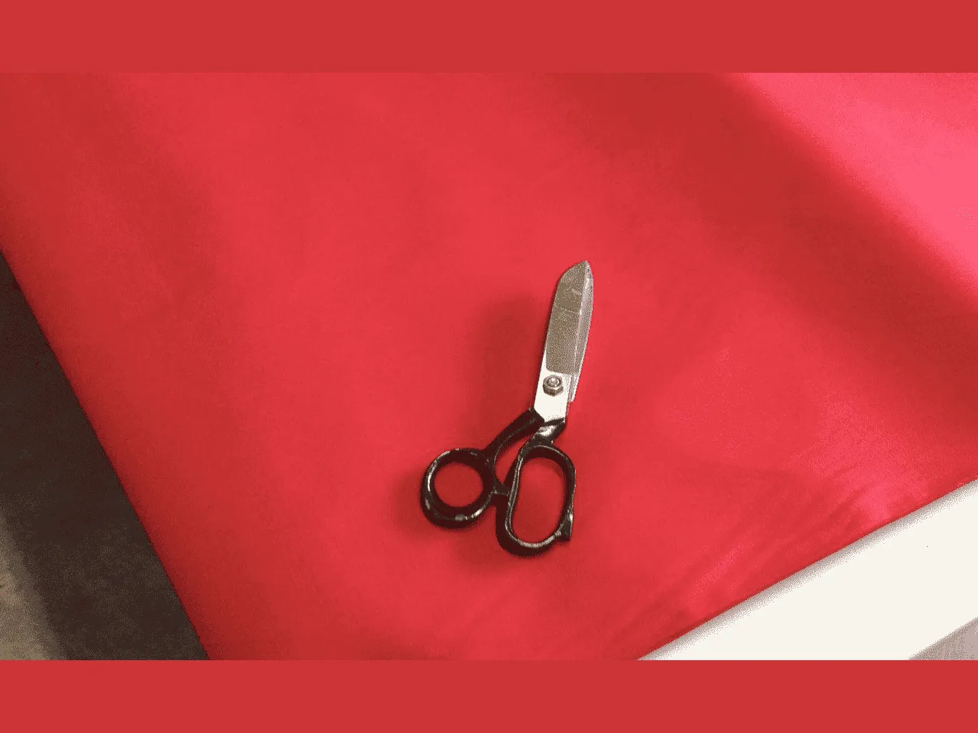 RED  Polycotton Sheeting / Lining Fabric 240 cms wide  - 100 gsm CLEARANCE