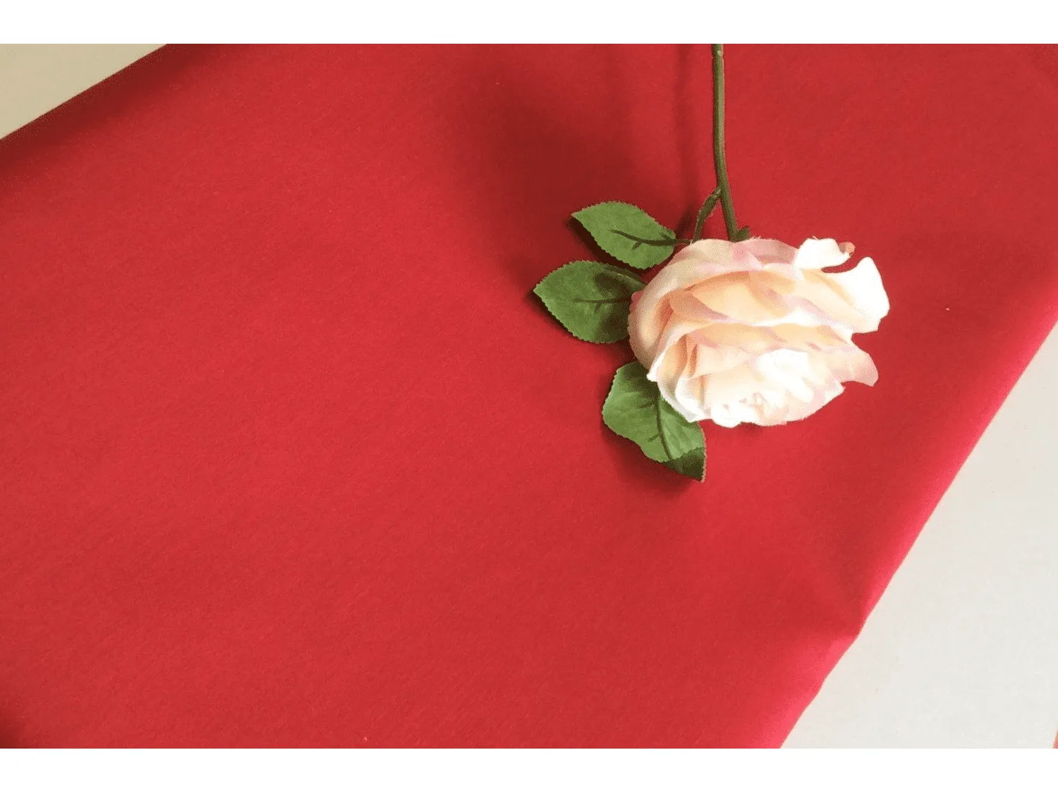 RED  Polycotton Sheeting / Lining Fabric 240 cms wide  - 100 gsm CLEARANCE