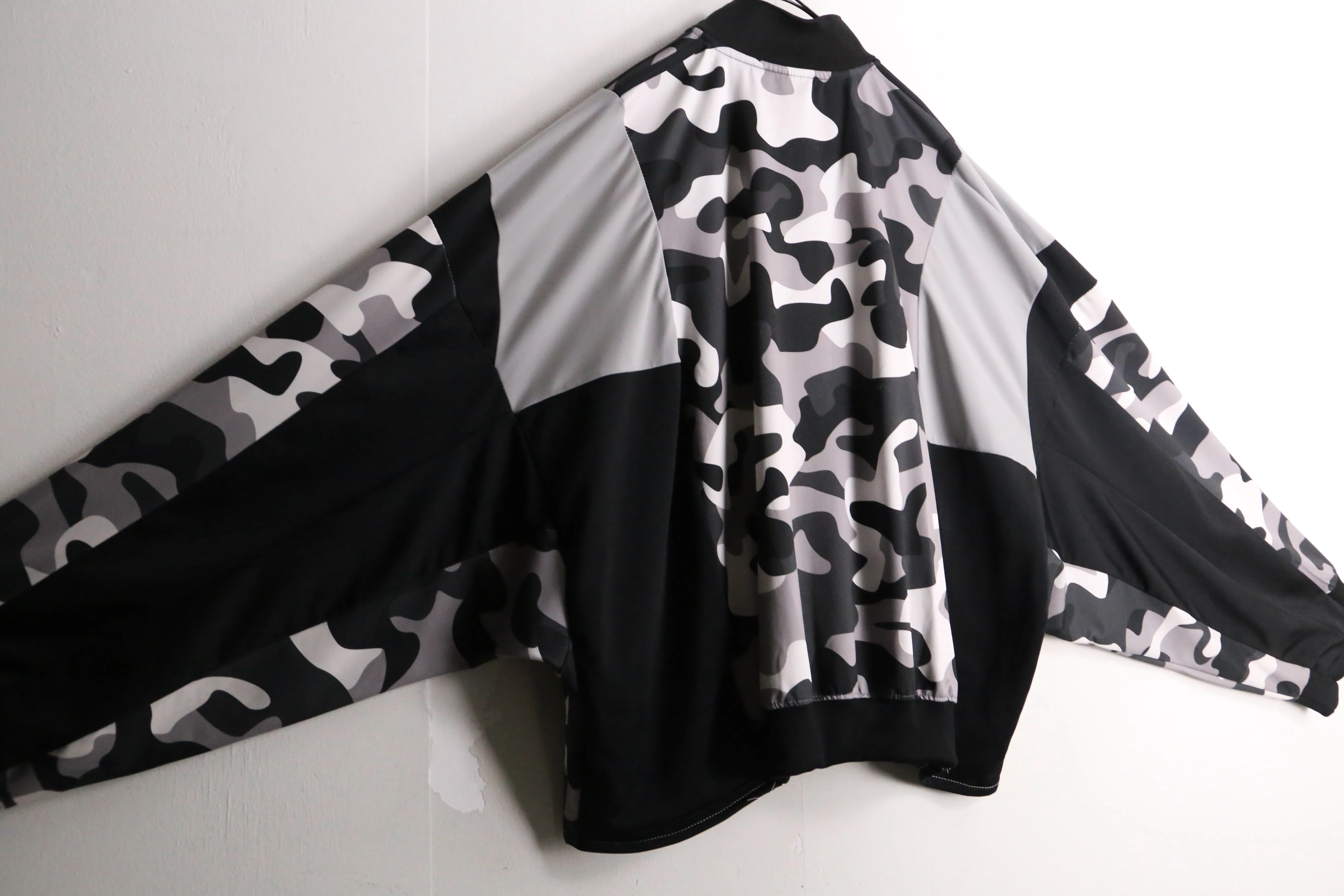 remake "再構築" camo design track jacket