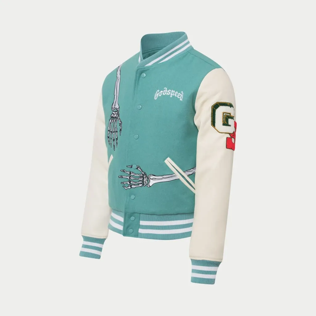 R.O.D Varsity Jacket (TEAL)