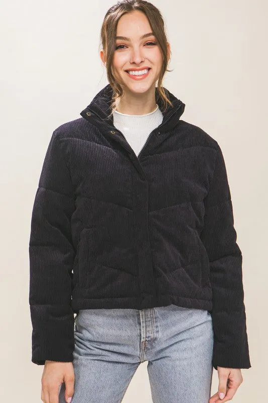 Scottie Corduroy Puffer Jacket