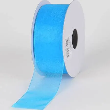 Sheer Turquoise Ribbon | 1.5"