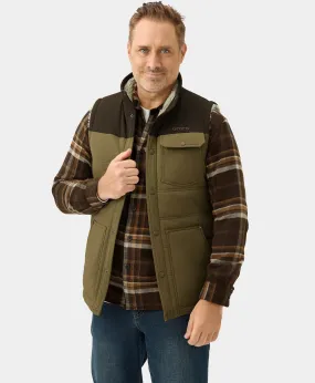 Sierra Men's Heated Sherpa Lined Vest