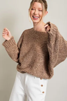 Slouchy Cold Shoulder Sweater