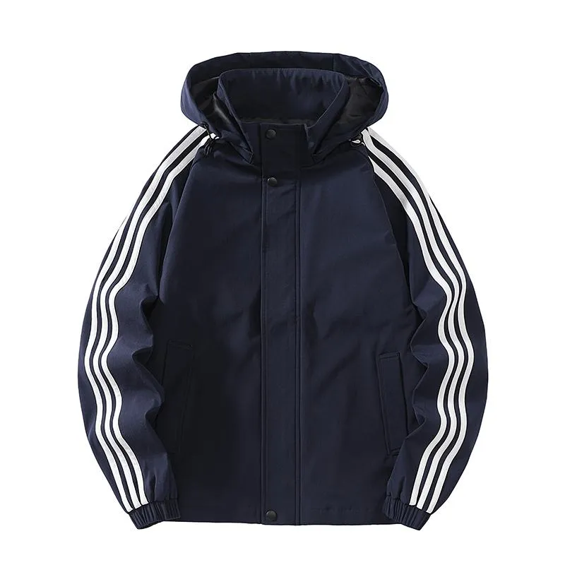 Sports Three Stripes Hooded Track Jacket