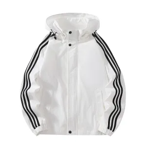 Sports Three Stripes Hooded Track Jacket