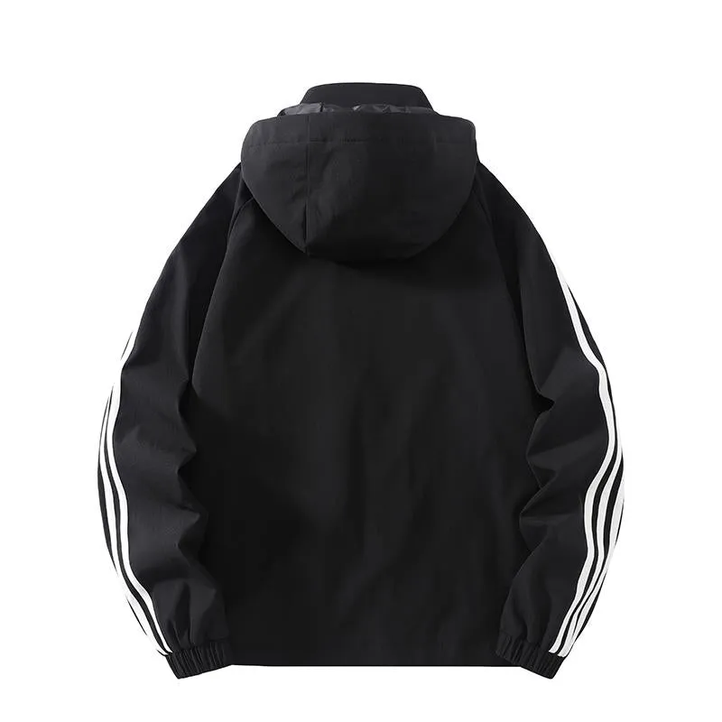 Sports Three Stripes Hooded Track Jacket