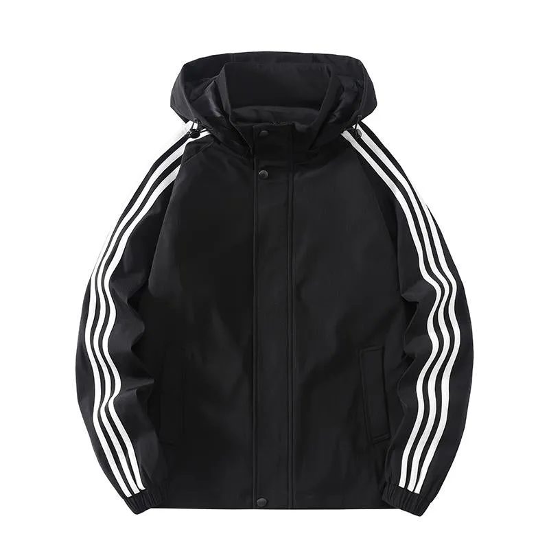 Sports Three Stripes Hooded Track Jacket