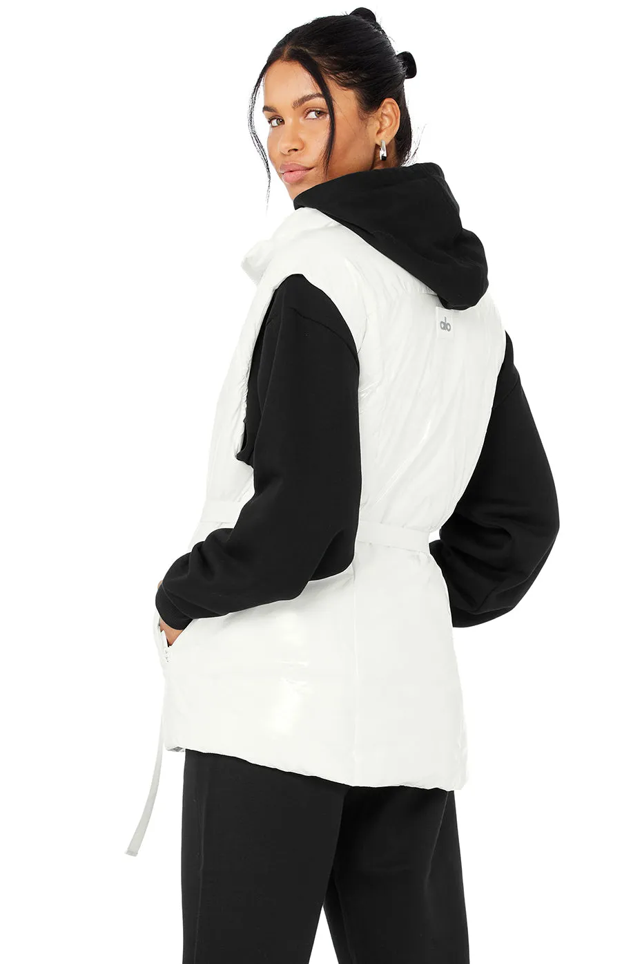 Stunner Puffer Vest - Ivory