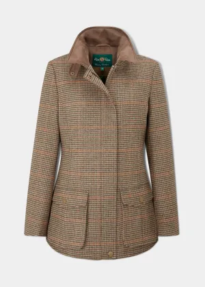 Surrey Ladies Tweed Coat In Sycamore - Regular Fit