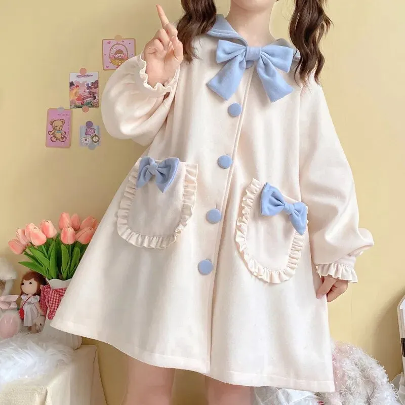 Sweet Sailor Long Trench Coat