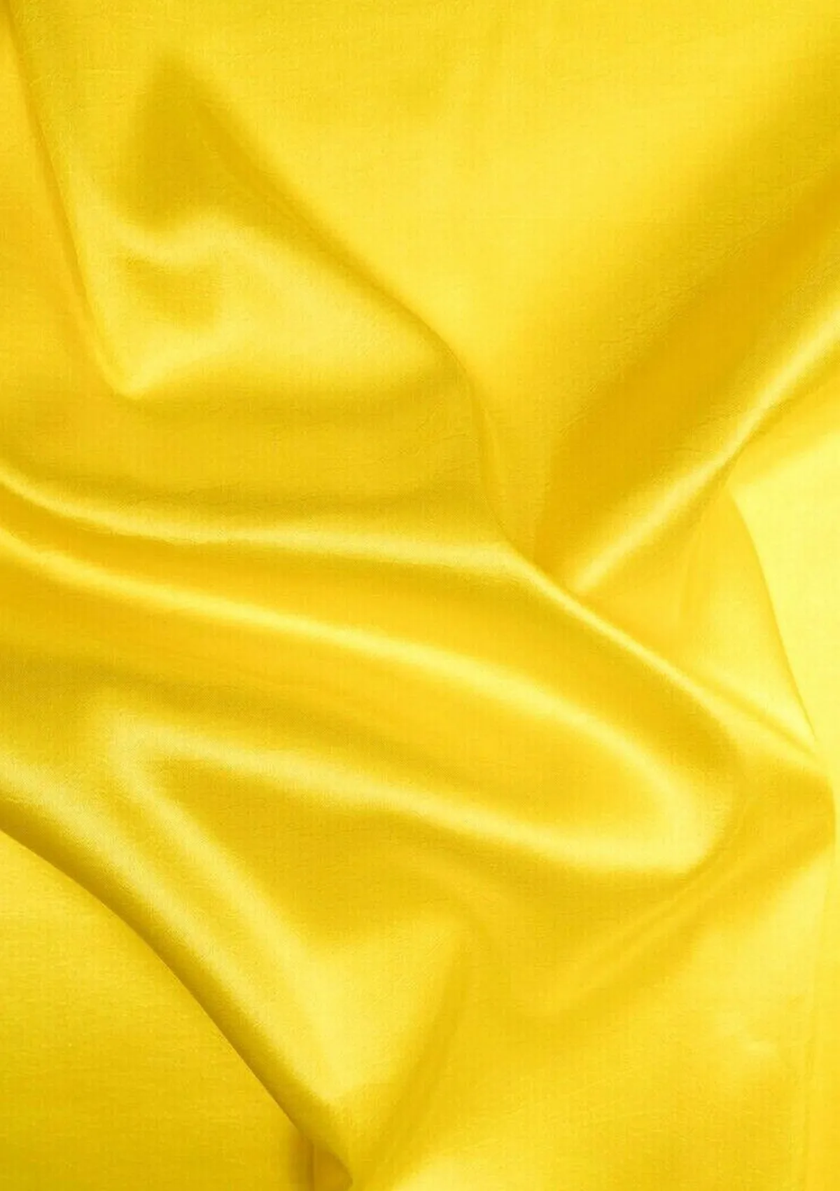 Taffeta Fabric Yellow Plain & TwoTone Colour for Dresses,Furnishing & Craft 60" Wide