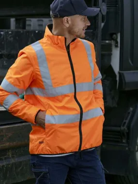 Taped Hi Vis Reversible Puffer Jacket - BJ6350HT