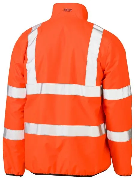 Taped Hi Vis Reversible Puffer Jacket - BJ6350HT