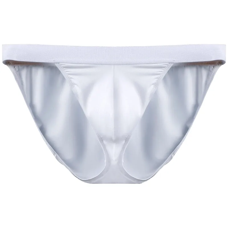 The 2nd Ice Silk Sexy Men's Underpants With Split Ends