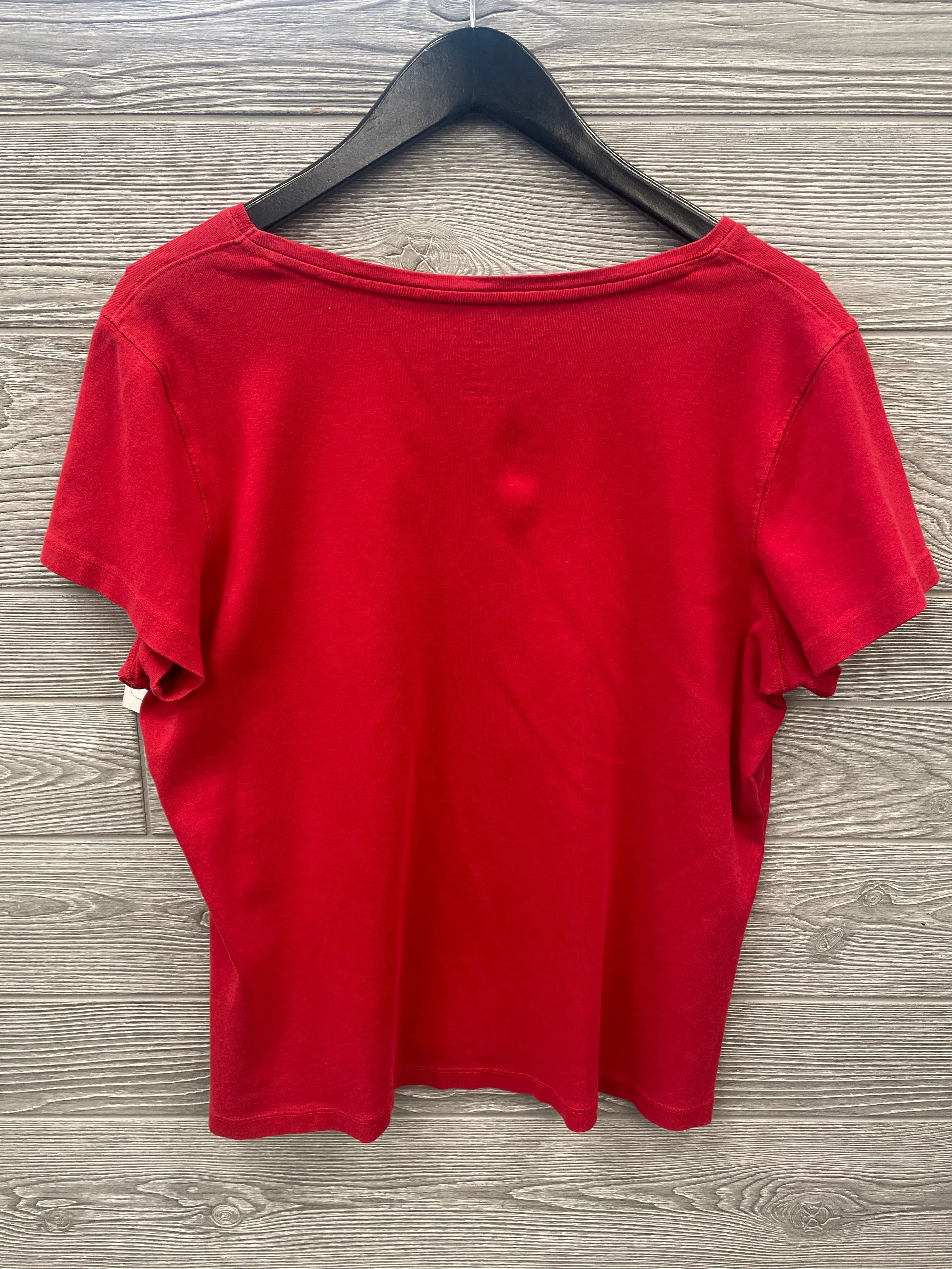 Top Short Sleeve By St Johns Bay In Red, Size: Xl