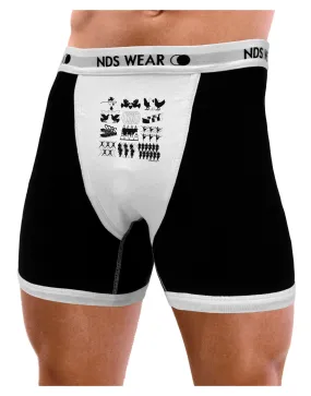 Twelve Days of Christmas Mens Boxer Brief Underwear