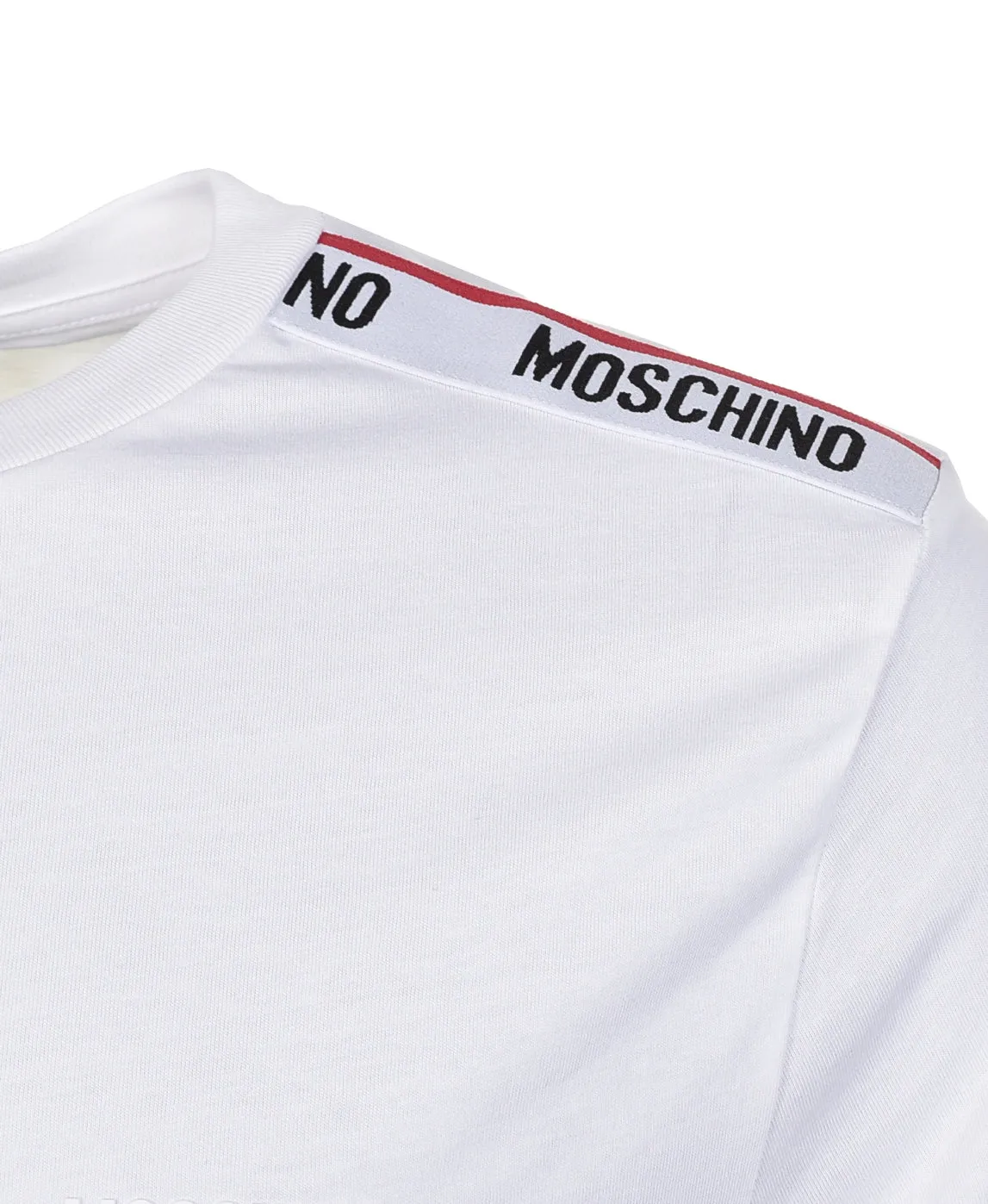 Underwear Shoulder Taped T Shirt White