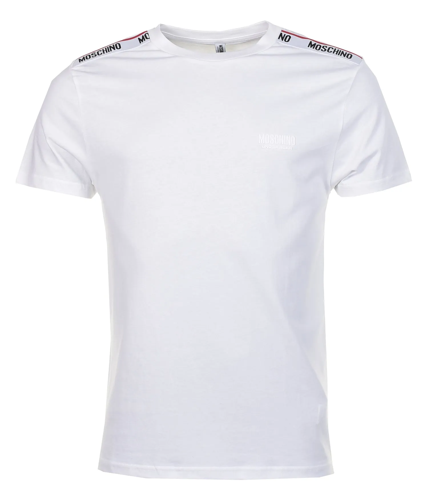 Underwear Shoulder Taped T Shirt White