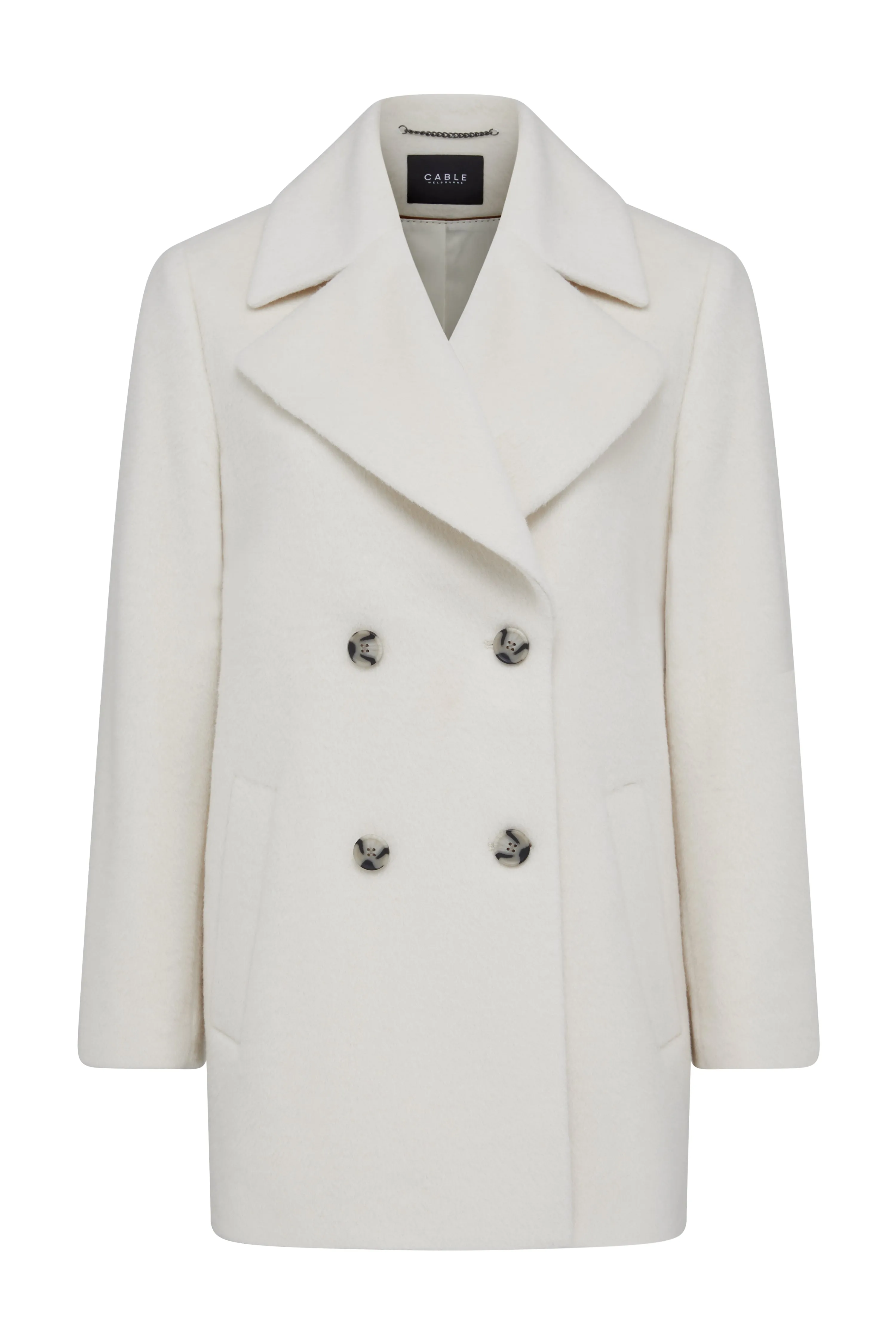 Vicuna Coat - Winter White