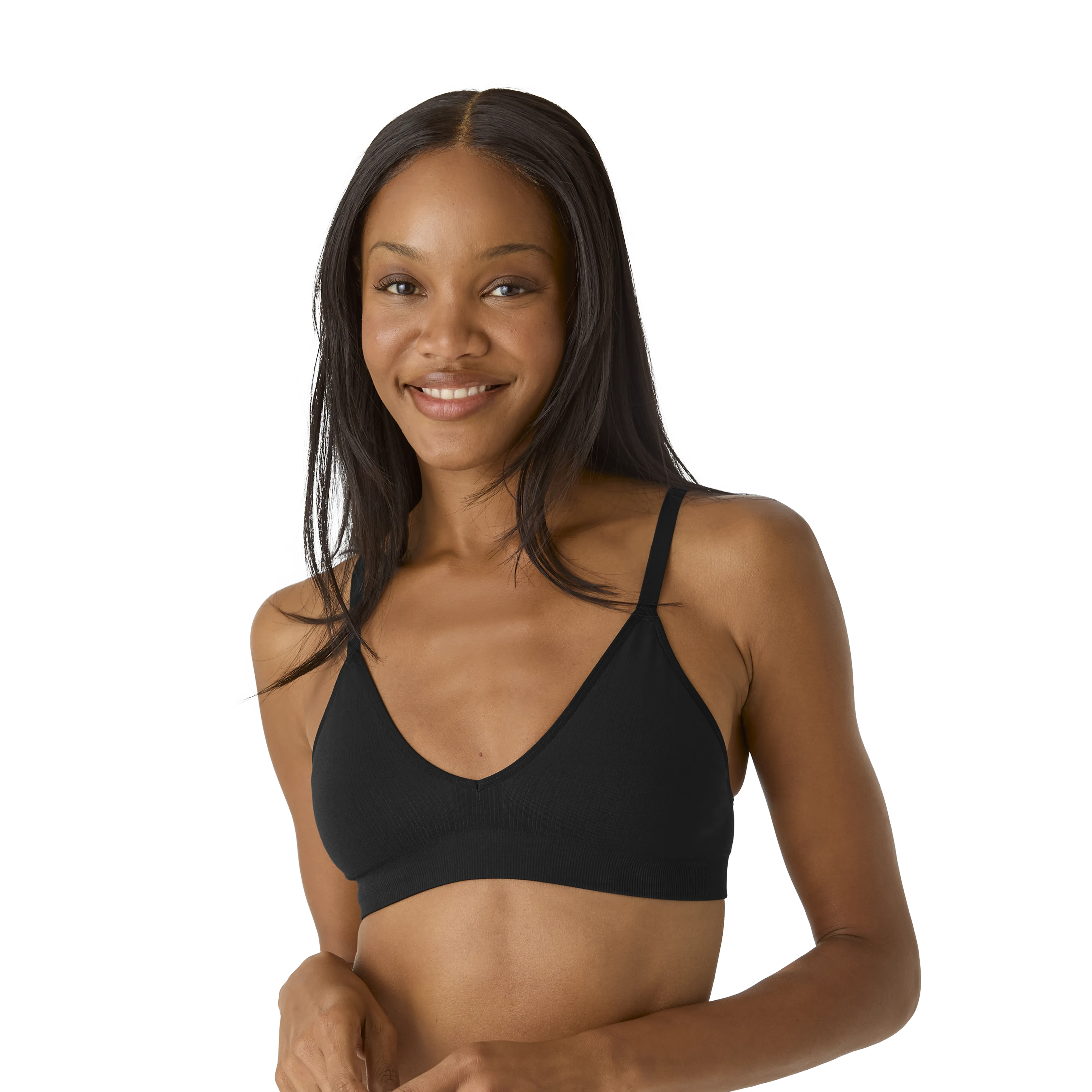 Women's Seamless Triangle Bralette   Full Brief