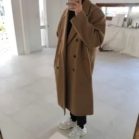 xiangtuibao - WOOLEN WINTER TRENCH COAT