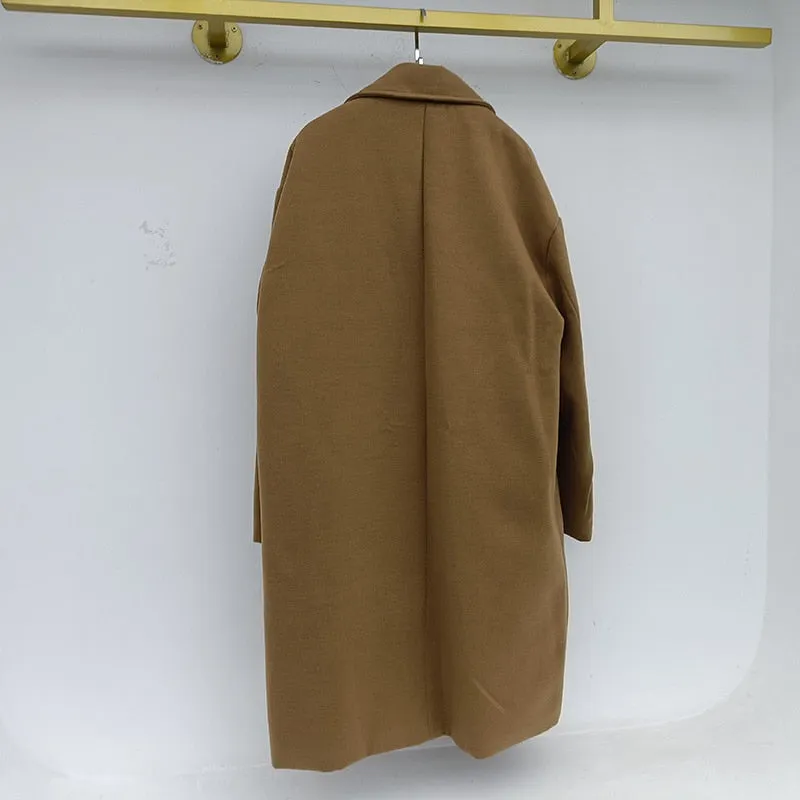 xiangtuibao - WOOLEN WINTER TRENCH COAT