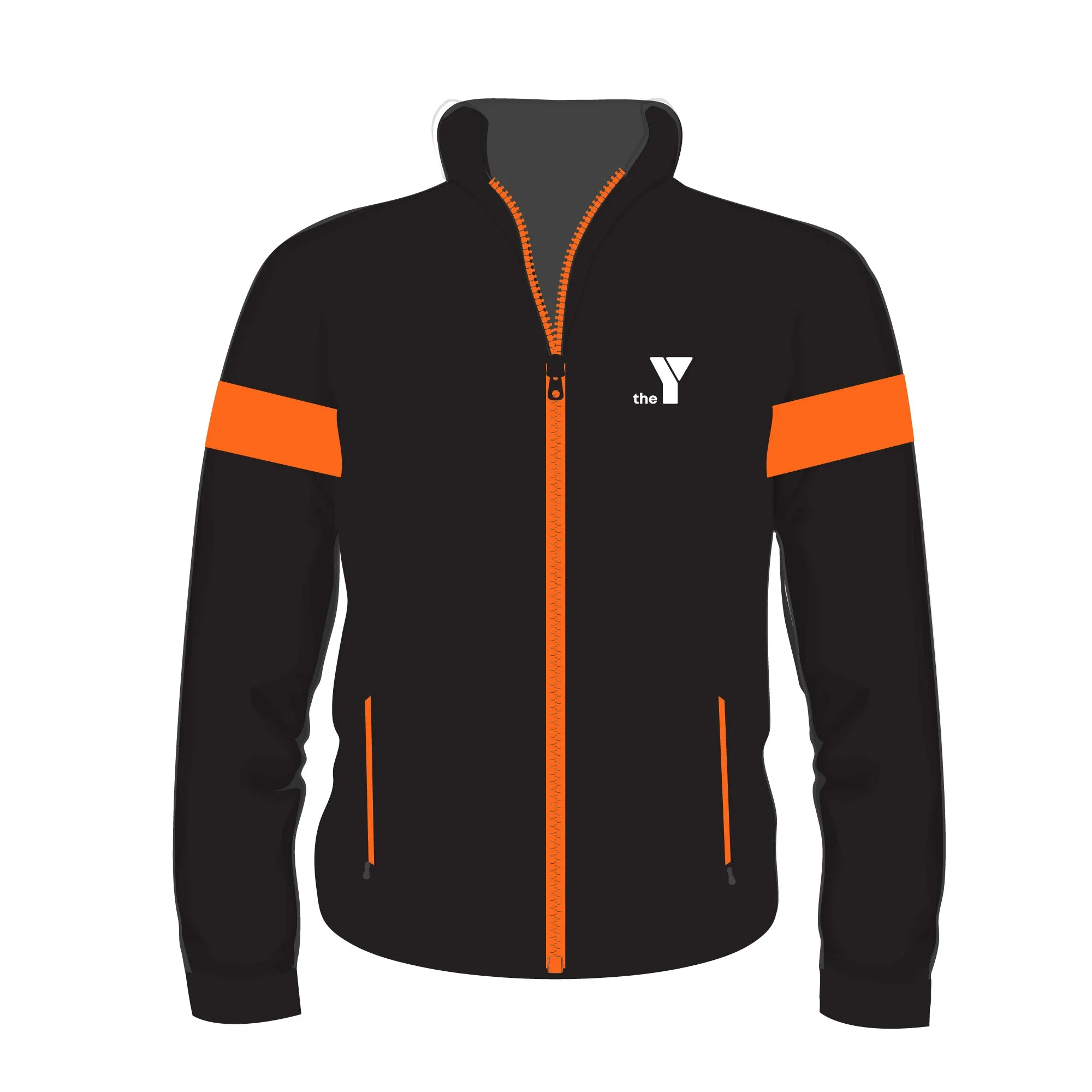 Y Track Jacket - Black/Orange (REC)